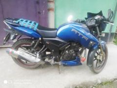 TVS Apache RTR 150 Matt Blue